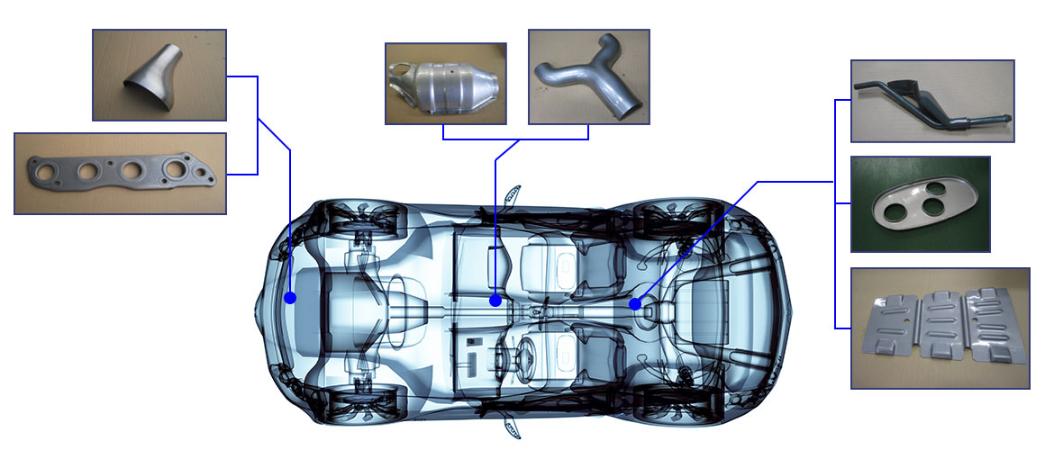 自動車吸排気系部品 | Product